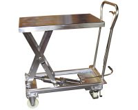 Table élévatrice manuelle inox 304 100 kg