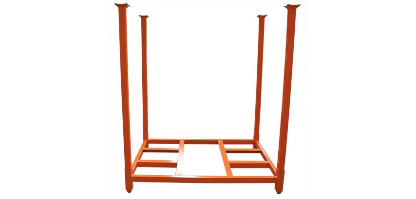 Rack mobile de stockage empilable 1800 kg hauteur des chandelles 1549 mm
