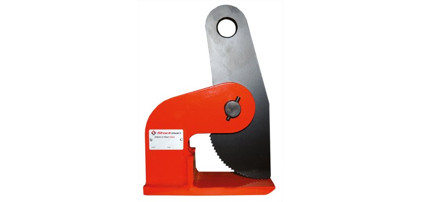 Pince grande stabilité à prise horizontale pour tôle plate ouverture max 60 mm avec différentes capacité de charge