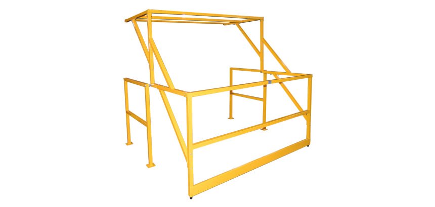 Barrière écluse basculante