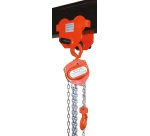 Chariot porte palan manuel mise en place rapide