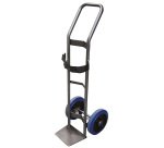 Diable pour charge cylindrique 200 kg roues caoutchouc bleu (RSB)