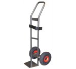 Diable pour charge cylindrique 200 kg roues caoutchouc noir (RSN)