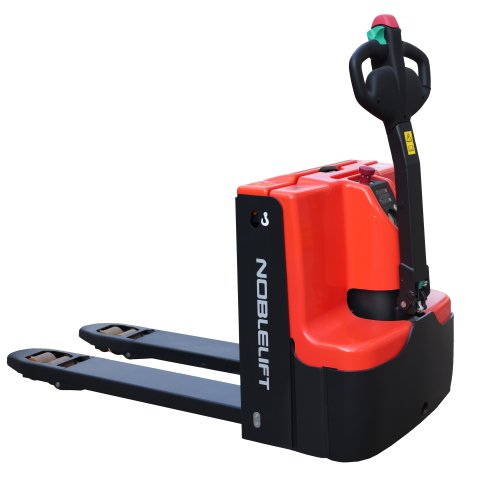 Transpalette électrique lithium à conducteur accompagnant batterie 100 Ah 1600 kg