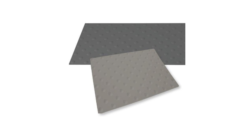 Dalle podotactile polyuréthane Grise WATLEX - A coller - 3  (815 x 400 mm)