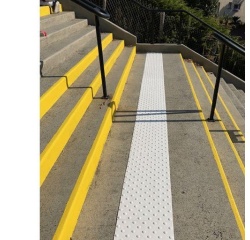 Dalle podotactile polyuréthane Blanche WATLEX - A coller - 3