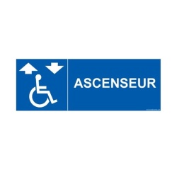 Signalisation - Ascenseur - + picto Handicapé