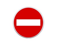 panneau rond sens interdit
