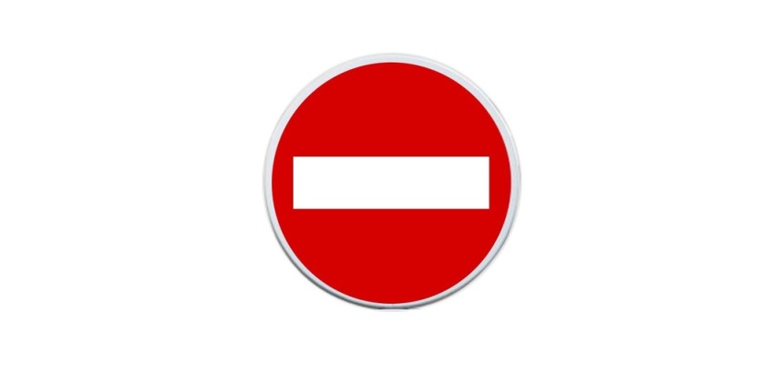 panneau rond sens interdit