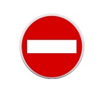 panneau rond sens interdit