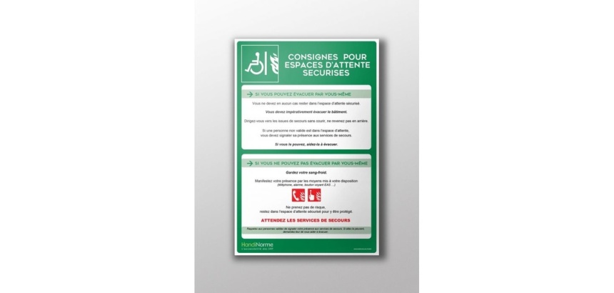 Panneau de Consignes EAS en PVC Forex