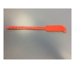 Bracelet d'identification vinyle, large plage d'écriture, par 100
