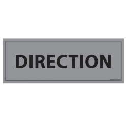 Panneau d'information bureau - Direction - 210 x 75 mm