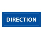 Panneau d'information bureau - Direction - 210 x 75 mm
