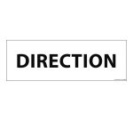 Panneau d'information bureau - Direction - 210 x 75 mm