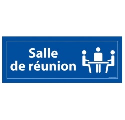 Panneau d'information - Salle de réunion - 210 x 75 mm