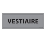 Panneau VESTIAIRE 210x75mm PVC ou Vinyle Int./Ext.