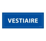 Panneau VESTIAIRE 210x75mm PVC ou Vinyle Int./Ext.