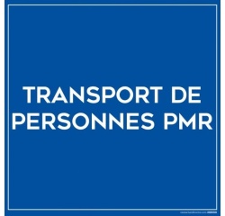 Plaque magnétique pour véhicule - Transport de PMR