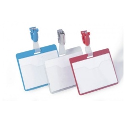 Porte-badges avec clip métallique - par 25