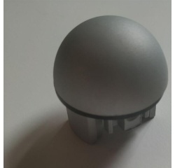 Bouchon rond pour main courante intérieure MALI en aluminium anodisé
