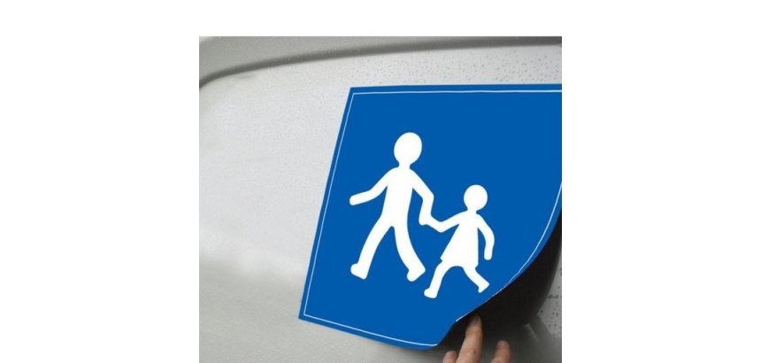 Plaque magnétique pour - Enfant à bord