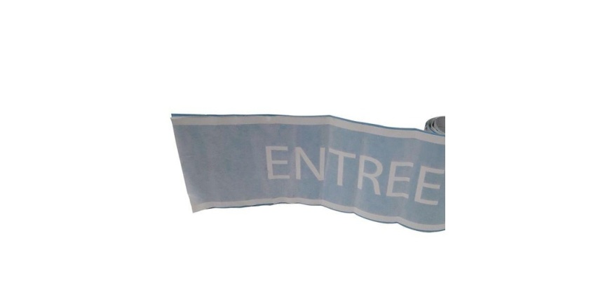 Bande de marquage surface porte vitrée
