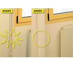 Cornière de protection - Protège conduits radiateur - 5 ex Blanc