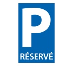 Signalétique de parking - Pictogramme Parking RÉSERVÉ