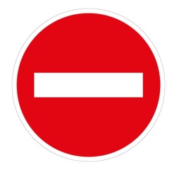 Panneau sens interdit B1 – Signalisation accès interdit
