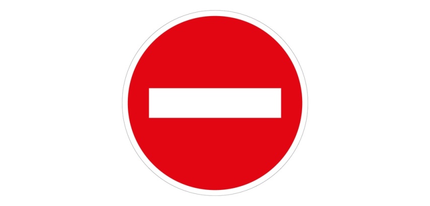 Panneau sens interdit B1 – Signalisation accès interdit