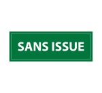 Panneau évacuation Sans Issue 350 x 125 mm Vinyle Souple Autocollant