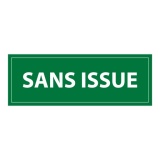 Panneau évacuation Sans Issue 350 x 125 mm PVC 2 mm