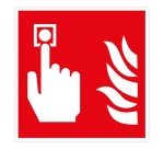 Signalétique incendie - Point d'alarme - Norme ISO 7010
