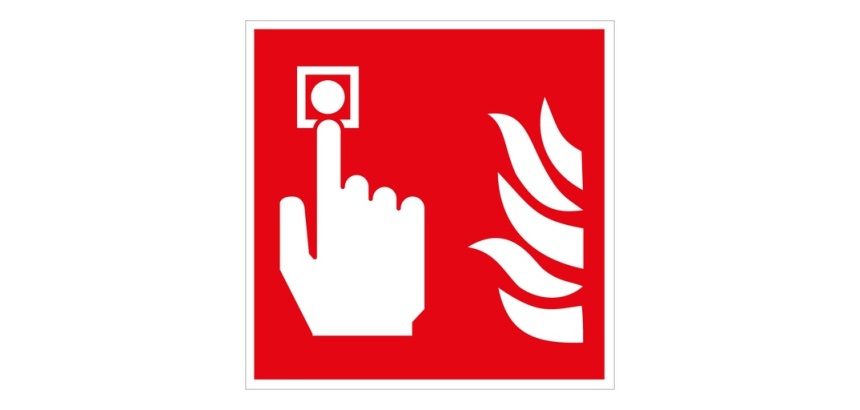 Signalétique incendie - Point d'alarme - Norme ISO 7010