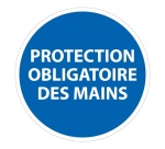 Panneau Obligatoire - EPI - Protection obligatoire des mains