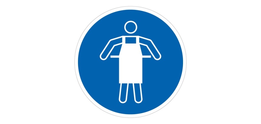 Panneau Obligatoire- Tablier de protection - M026 - ISO 7001