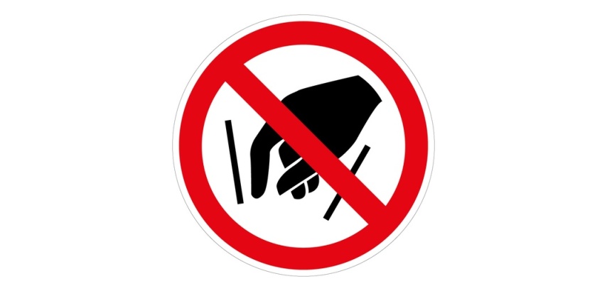 Panneau P015 Ne pas mettre les mains