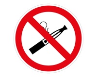 Signalétique d'Interdiction - Pictogramme Interdiction de vapoter