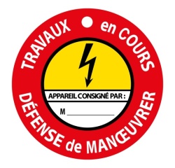 Disque Aimanté - Travaux en Cours, Défense de Manoeuvrer