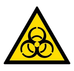 Signalétique de danger - Risque biologique - W009 - ISO 7010
