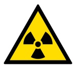 Panneau Danger- Matières radioactives/radiations - W003 -ISO 7010 Vinyle Souple Autocollant 200 mm