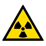 Panneau Danger- Matières radioactives/radiations - W003 -ISO 7010 PVC 2 mm 315 mm