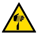 Panneau Danger Élément pointu – W022 – Signalétique ISO 7010