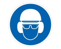 Panneau obligatoire - EPI - Protection Tête - M014 - ISO 7010