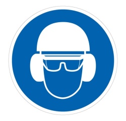 Panneau obligatoire - EPI - Protection Tête - M014 - ISO 7010