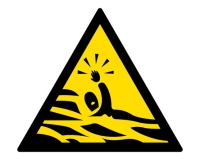 Signalétique de danger - Pictogramme Risque de Noyade - ISO 7010