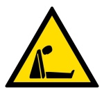 Panneau triangle - Danger risque d'asphyxie - W041 - ISO 7010