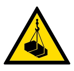 Signalétique de danger - Charges suspendues - W015 - ISO 7010