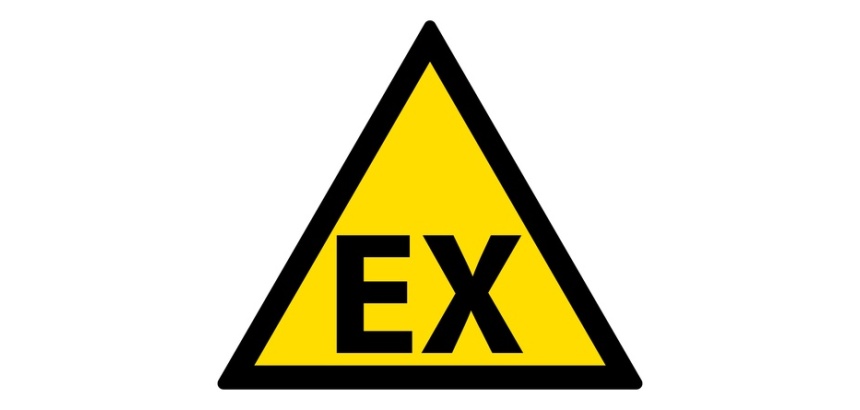 Panneau de signalisation danger - Danger explosif - W016 - ISO 7010 Vinyle Souple Autocollant